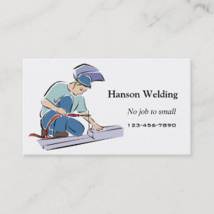 Welding business card