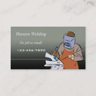Welding business card