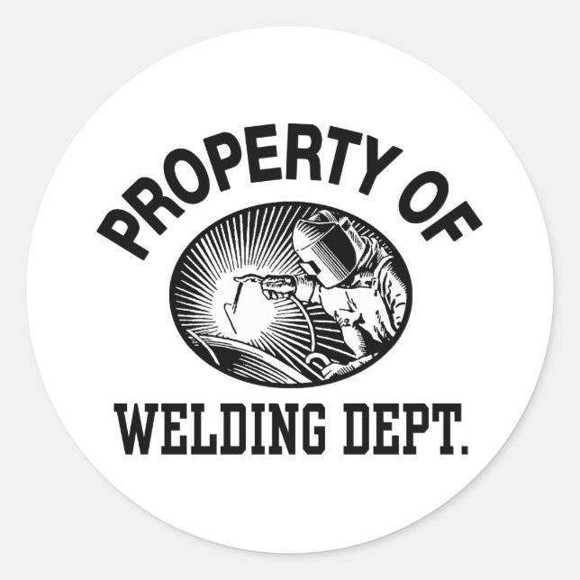 Welding Classic Round Sticker (Front)