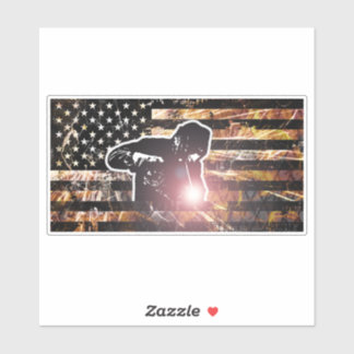 Welding Flag Sparks and Flames
