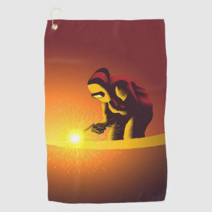Welding Golf Towel