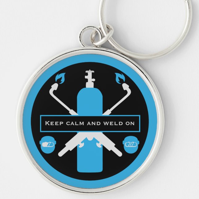 Welding Humour Gift Keychain (Front)