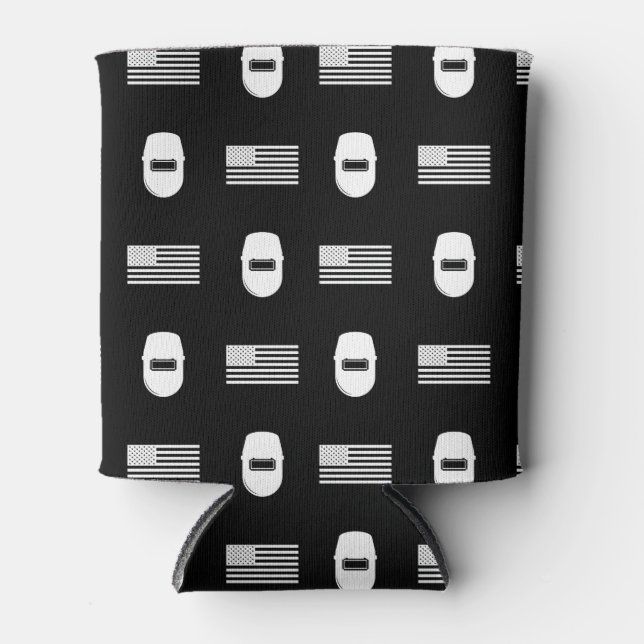 Welding Pattern Can Cooler (Front)