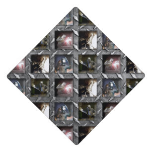 Welding Pattern Graduation Cap Topper