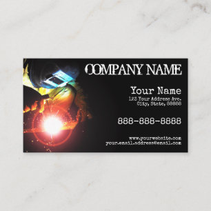 Welding Sparks Business Card
