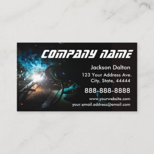Welding Sparks Business Card