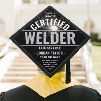 Welding Torch & Sparks Certified Welder Black