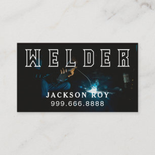 Welding Welder Construction Business Card