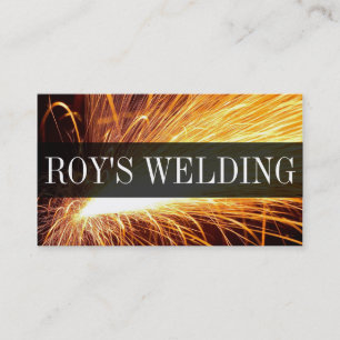 Welding Welder Construction Business Card
