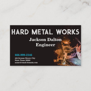 Welding Welder Construction Business Card