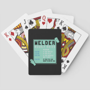 Welding - Welder Hourly Rates Playing Cards