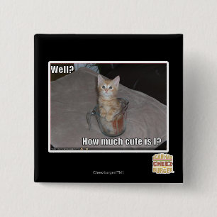 Well? 2 Inch Square Button
