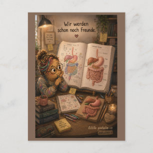 We'll be friends yet postcard