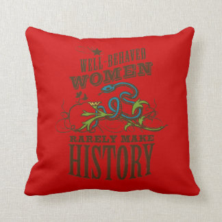 Well Behaved Woman - RV Queen of the Road Throw Pillow