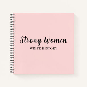 Well Behaved Women Feminist Quote Design Notebook