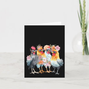 Well Butter My Biscuits Funny Flowers Chicken Sout Thank You Card