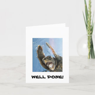 WELL DONE CARD
