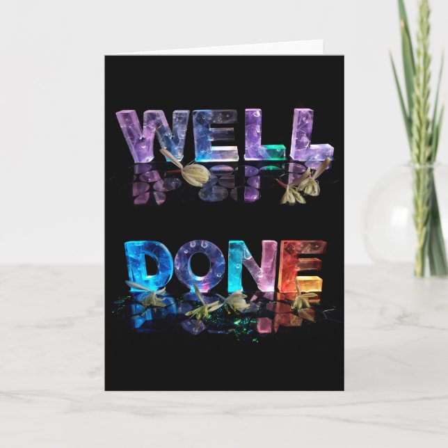 Well Done Card (Front)