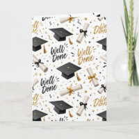 Well Done Graduation Congratulations