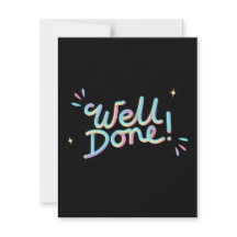 Well Done Rainbow Encouragement 3D