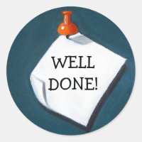 WELL DONE STICKERS