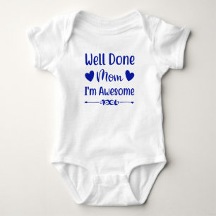Well Down Mom Bodysuit Shirt-Baby Boy Shirt-