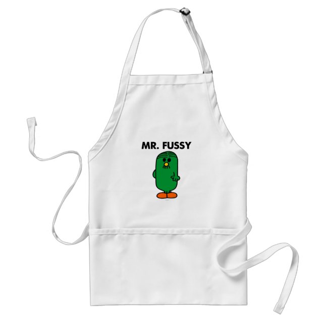 Well-Groomed Mr. Fussy Standard Apron (Front)
