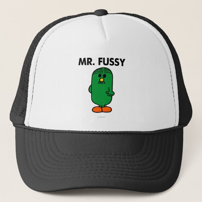 Well-Groomed Mr. Fussy Trucker Hat (Front)