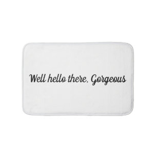 Well hello there, Gorgeous bath mat