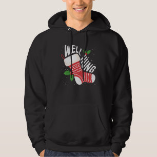 Well Hung Dirty Christmas Adult Humor Xmas Hoodie