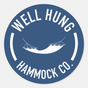 Well Hung Hammock Company Classic Round Sticker