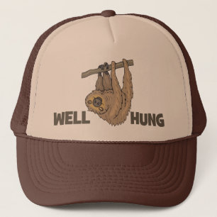 Well Hung Sloth Trucker Hat