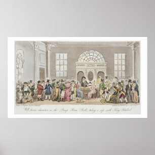 Well known Characters in the Pump Room, Bath, Taki Poster