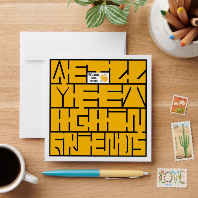 We'll Meet Again, Friends Envelope (Desk)