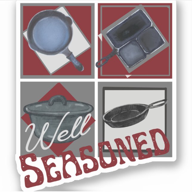 Well Seasoned Cast Iron  (Front)