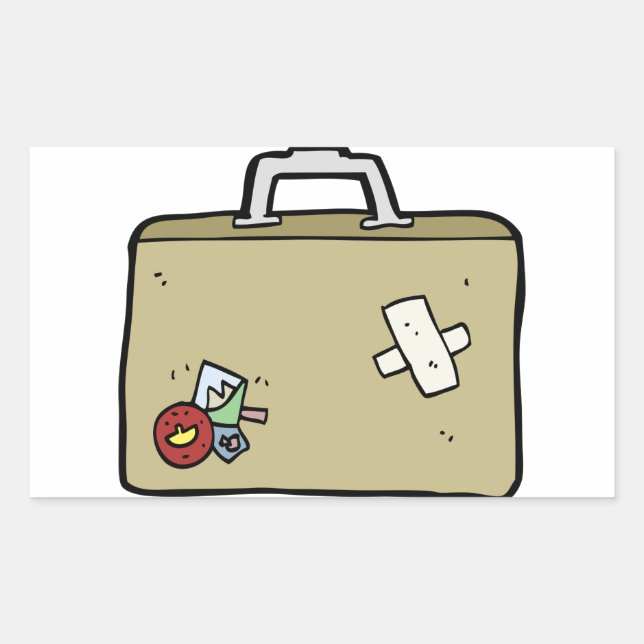 Well Used Suitcase Stickers (Front)