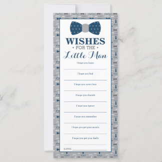 Well Wishes Card, Baby Shower, Little Man
