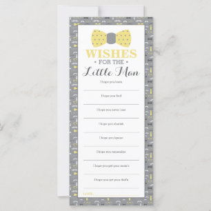 Well Wishes Card, Baby Shower, Little Man