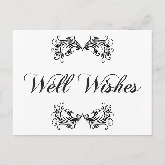 Well wishes postcard (Front)