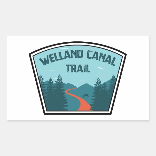 Welland Canal Trail Ontario Canada Sticker (Front)