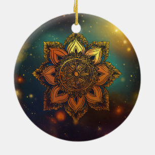 Wellbeing & Spiritual Harmony Ceramic Ornament