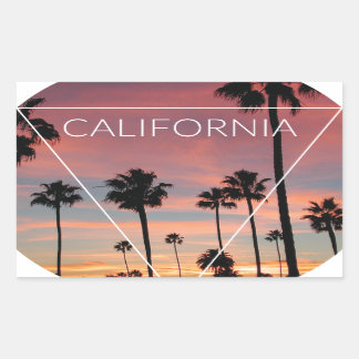 Wellcoda California Palm Beach Sun Spring Sticker