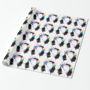 Wellcoda Headphone Music Dj Clubbing Beat Wrapping Paper