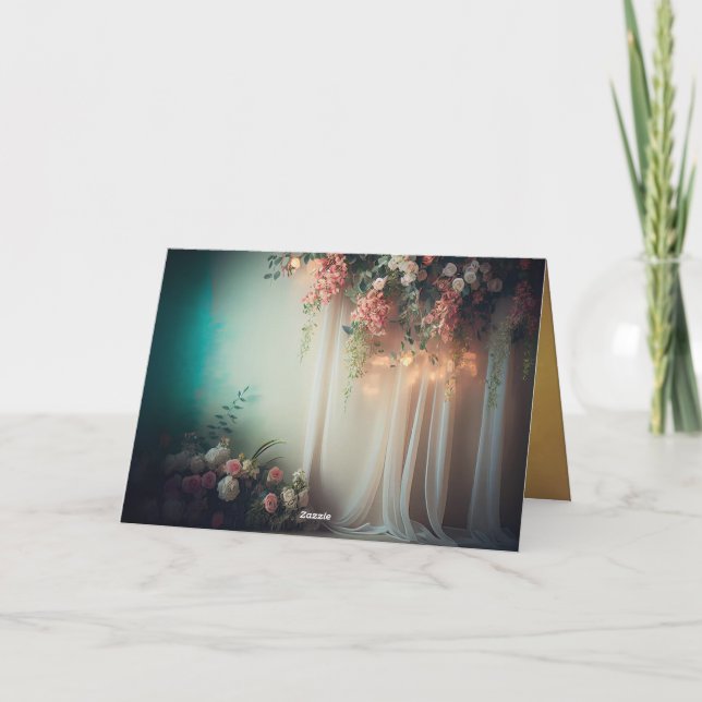 Wellcom Folded Invitation Card (Back)