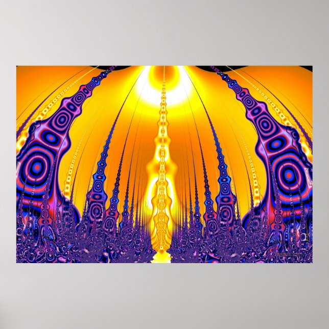 "Welled in the secret Temple" Poster (Front)