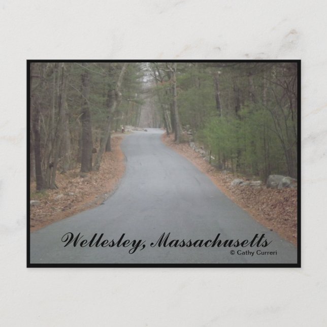 Wellesley, Massachusetts Postcard (Front)
