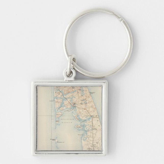 Wellfleet, Massachusetts Keychain (Front)
