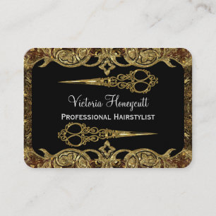 Wellington Double Scissors Professional Style Business Card