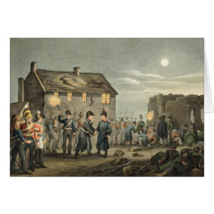 Wellington et Blucher se réunissant