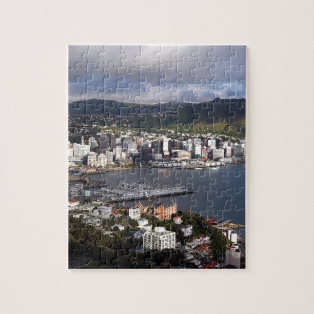 Wellington Harbour, New Zealand Jigsaw Puzzle (Vertical)